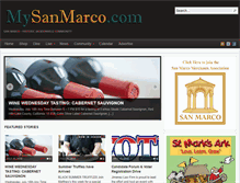 Tablet Screenshot of mysanmarco.com